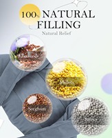 Enveloppe chauffante personnalisée pour le cou et les épaules, extra large, lestée, soulagement de la douleur, micro-ondable, graines de lin, aromathérapie, thérapie par le froid, aide au sommeil