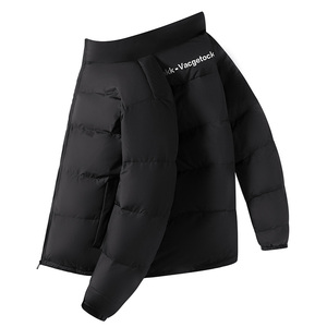 เสื้อแจ็คเก็ตดาวน์สีพื้นคุณภาพสูงปี 2026 ทรงหลวม ไซส์ใหญ่ กันลม อุ่นสบาย - Product Image 4