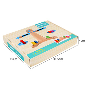 Wooden Balance Scale Toy Montessori STEM Educational Game for Kids Early Math & Weight Learning XM-CX CX-821 - Product Image 6