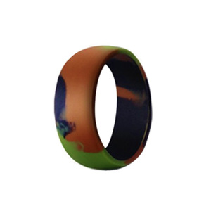 Cincin Silikon 8.7Mm Pria, Olahraga Luar Ruangan, Cincin Silikon Pribadi Aksesori Kustom Cincin Karet Silikon - Product Image 3