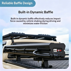 Réservoir d'eau de toit de voiture en alliage d'aluminium 4x4 grande capacité pour équipement de <span class=keywords><strong>camping</strong></span> en plein air et équipement de lavage de voiture - Product Image 3