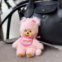 Porte-clés en peluche plastique Matcha Fleur de Cerisier, accessoires, breloque de sac mignonne, directement de l'usine de Yiwu, expédition en stock en 48 heures, livraison directe