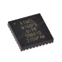 Microcontrolador IC ANSOYO ATMEGA168PB-MU AVR Core 20MHz 32VFQFN con Puertos de E/S IC/SPI/UART