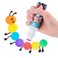 Marqueur à pois lavable pour enfants DIY Dab Drawing Non toxique Dot Paint 12 couleurs Arts and Crafts Kit pour enfants