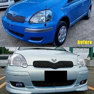 Pare-chocs de <span class=keywords><strong>voiture</strong></span> <span class=keywords><strong>en</strong></span> ABS très vendus pour Toyota Vitz RS modèle 2004-2008, kit <span class=keywords><strong>carrosserie</strong></span> avec lèvre avant, lèvre arrière et jupes latérales <span class=keywords><strong>en</strong></span> ABS - Product Image 5