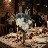 Bruidsboeket, kunstbloemenarrangement, tafeldecoratie voor bruiloft, bruidsmeisjesboeket, decoratie voor thuis