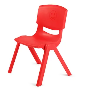 Goede Prijs Kleuterschool Meubels Sets Zithoogte 26/28/30/35/40/45Cm Baby stoel Stapelbaar Klaslokaal Plastic Kinderen Stoel