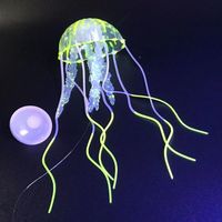 Décoration d'aquarium marin Méduses pour décors d'aquarium Accessoires lumineux Plantes aquatiques pour aquariums naturels et bols à poissons