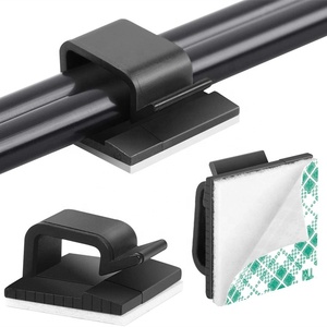 Chất Lượng Tuyệt Vời Có Thể Điều Chỉnh 10Mm 20 Pcs Tự Động Cửa Tự Dính Cao Su R Loại Nylon Nhựa Điện Dây Cáp <span class=keywords><strong>Clip</strong></span> Kẹp - Product Image 3