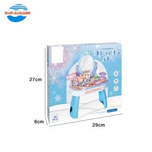 2024 nouvelle tendance semblant jouer <span class=keywords><strong>glace</strong></span> thème filles beauté commode Table maquillage jouet jouer ensemble <span class=keywords><strong>avec</strong></span> lumière musique son - Product Image 6