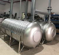 Citerne septique portable en acier inoxydable pour biogaz, production quotidienne de 1 m³, pour usage domestique, installation facile