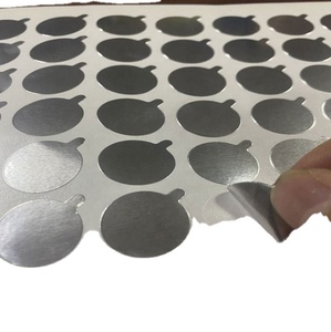 Joint d'étanchéité en feuille d'aluminium conductrice résistante aux hautes températures, autocollant en feuille d'aluminium auto-adhésif à vendre - Product Image 1