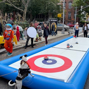 2023 Usine En Gros En Plein Air et Intérieur Gonflable Jeux <span class=keywords><strong>De</strong></span> Sport Pliable <span class=keywords><strong>Curling</strong></span> Synthétique Patinoire Voies - Product Image 5