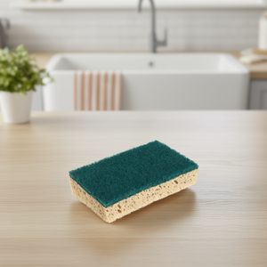 Spugna abrasiva verde Vileda 101.879, tampone per la pulizia di cucina e bagno - Product Image 3