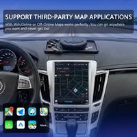 Autoradio 9,7 pouces pour Cadillac CTS 2008-2013, Carplay, navigation GPS, autoradio multimédia, écran tactile, unité centrale