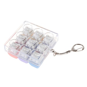 Acrylic Anime Cartoon Keycap Keyring Customizable Lightweight Charm for Schoolbag Accessories