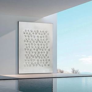 Peinture murale abstraite 3D faite à la main sur toile pour la décoration moderne de la maison et des galeries - Product Image 4