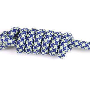 Tali kekang anjing tugas berat kualitas tinggi tali kulit kepang warna-warni anjing Slip Lead untuk tanpa tarik pelatihan kuat dan tahan lama tali kekang hewan peliharaan - Product Image 4