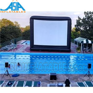 Impermeable piscina al aire libre pantalla de cine con proyector - Product Image 5