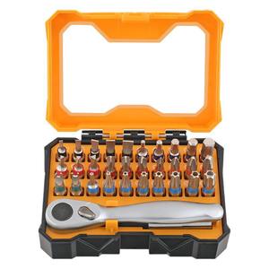 32 In 1 Ratchet <b>Screwdriver</b> <b>Set</b> Metric Bits With Magnetic Torx Phillips And Irregular Heads For Mini Repair Tools - Product Image 1