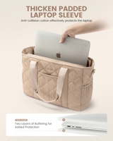 LOVEVOOK Nouveauté Sacs à bandoulière matelassés pour usage quotidien, grande capacité, sacs pour femmes, pour le travail, le bureau, sacs à main pour ordinateur portable