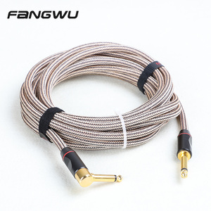 Cable para <span class=keywords><strong>Guitarra</strong></span> Eléctrica de 10 pies y 6.35mm, Recto a Angular, de la Mejor Marca, Buena Calidad, para Bajo - Product Image 6