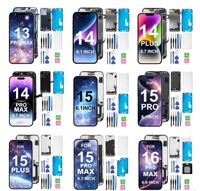Écran OLED souple en gros facile à installer pour iPhone 12 13 14 15 16 17 Pro Plus Pro Max 16E 17E avec module IC portable