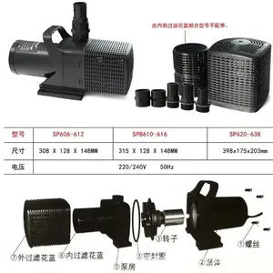 Bomba de Água Externa JEBO AP-5800B para Aquários e Lagos, Circulação Controlável DC de Água Doce com Baixa Dissipação de Energia - Product Image 5