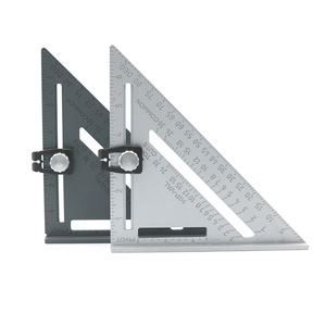 Regla Triangular de Aleación de Aluminio de 20 cm, Herramienta de Medición de Precisión para Trabajos en Madera - Product Image 2