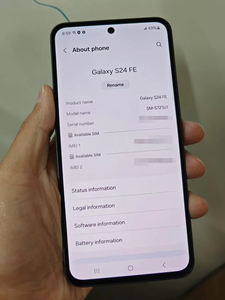 สมาร์ทโฟน S M S24 FE หน้าจอ AMOLED 6.7 นิ้ว ระบบปฏิบัติการ Android 14 ปลดล็อค GSM รองรับซิมคู่ - Product Image 1