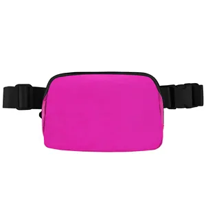 Unisex Mini Workout Shopping Bum Pouch Crossbody Bag Viagem Causal Cinto Funny Bag para Homens Mulheres com alça ajustável