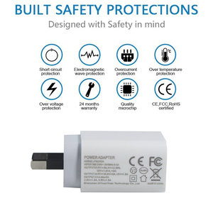 อะแดปเตอร์ชาร์จเร็วแบบติดผนัง 20W หัวปลั๊ก AU รองรับ PD QC ช่องเสียบ USB C สองพอร์ต รับผลิตตามสั่ง (OEM) พร้อมโลโก้ - Product Image 2