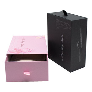 Custom Logo Luxury Rigid Drawer <b>Box</b> Kraft Paper T-Shirt Socks Fur Packaging with Velvet Lining & Magnetic Closure - Product Image 6