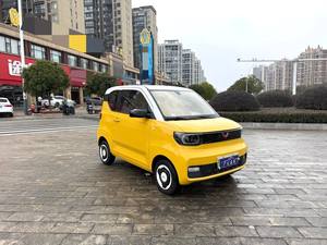Voiture électrique d'occasion <span class=keywords><strong>2021</strong></span> Wuling Hongguang MINI EV Macaron Sandwich Edition 120 km, extérieur jaune, économique, MINI EV - Product Image 4