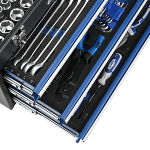 Juego de Herramientas de 408 Piezas 1/2 3/8 1/4 72T con Llave de Tubo en Caja de Metal para Reparación de Automóviles, Juego de Herramientas Manuales Mecánicas - Product Image 3