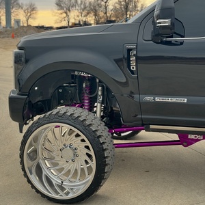 Jantes tout-terrain forgées sur mesure style Bender 24x14 26x16 à rebord profond pour camionnettes 8x170 8x180 pour GMC Sierra pour Dodge <span class=keywords><strong>Ram</strong></span> 2500 - Product Image 3