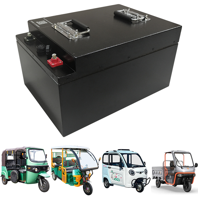 2026 Products 48v 60v 72v 80ah 100ah 200ah Lithium Lifepo4 Battery Ip67 for Electric Tricycle Rickshaw