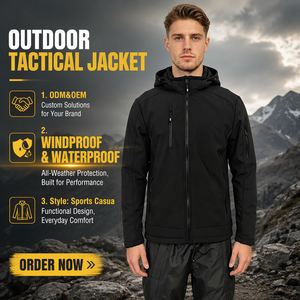 2026 Men's Casual Outdoor Eco-Friendly Warm Windproof Waterproof Sports Fleece Jacket Full Zipper Closure OEM ODM Custom