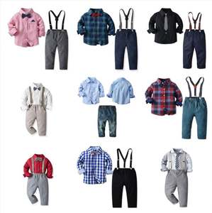 BSL89 3 Pcs Suits Baby <b>Boy</b> Clothes New <b>Christening</b> Formal Party Bodysuit <b>Outfit</b> Gift Long Sleeve Autumn - Product Image 6