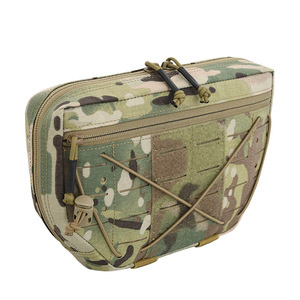 Riñonera Táctica de Nailon 500D Impermeable, Multifuncional, con Bolsillo con Cremallera para Pistola, Camuflaje para Exteriores - Product Image 1