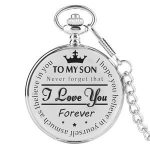 <span class=keywords><strong>Montre</strong></span> de poche <span class=keywords><strong>à</strong></span> quartz antique pour femmes chaîne gravée personnalisée boîte-cadeau personnalisée pour mariage meilleur cadeau pour garçon d'honneur Bestman - Product Image 4