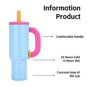 Vaso Térmico de Acero Inoxidable de 40 oz con Logotipo Personalizado, Aislado al Vacío, para Camping y Viajes, a Prueba de Fugas, Libre de BPA, Aislamiento Térmico de 6-12 Horas - Product Image 5