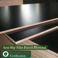 Lámina de Contrachapado Fenólico al por Mayor 4x8 Impermeable 3mm-25mm con Certificación ISO9001 FSC para Encofrados de Hormigón