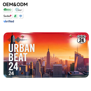 <span class=keywords><strong>Plaque</strong></span> d'<span class=keywords><strong>immatriculation</strong></span> personnalisée en métal durable, modèle États-Unis, à collectionner, commande urgente, réduction sur les achats en gros - Product Image 2