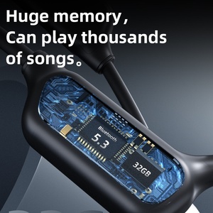 X10 modèle privé transfrontalier écouteurs à conduction osseuse niveau d'affichage numérique 32G mémoire sport-optimisé pour le type de natation - Product Image 3