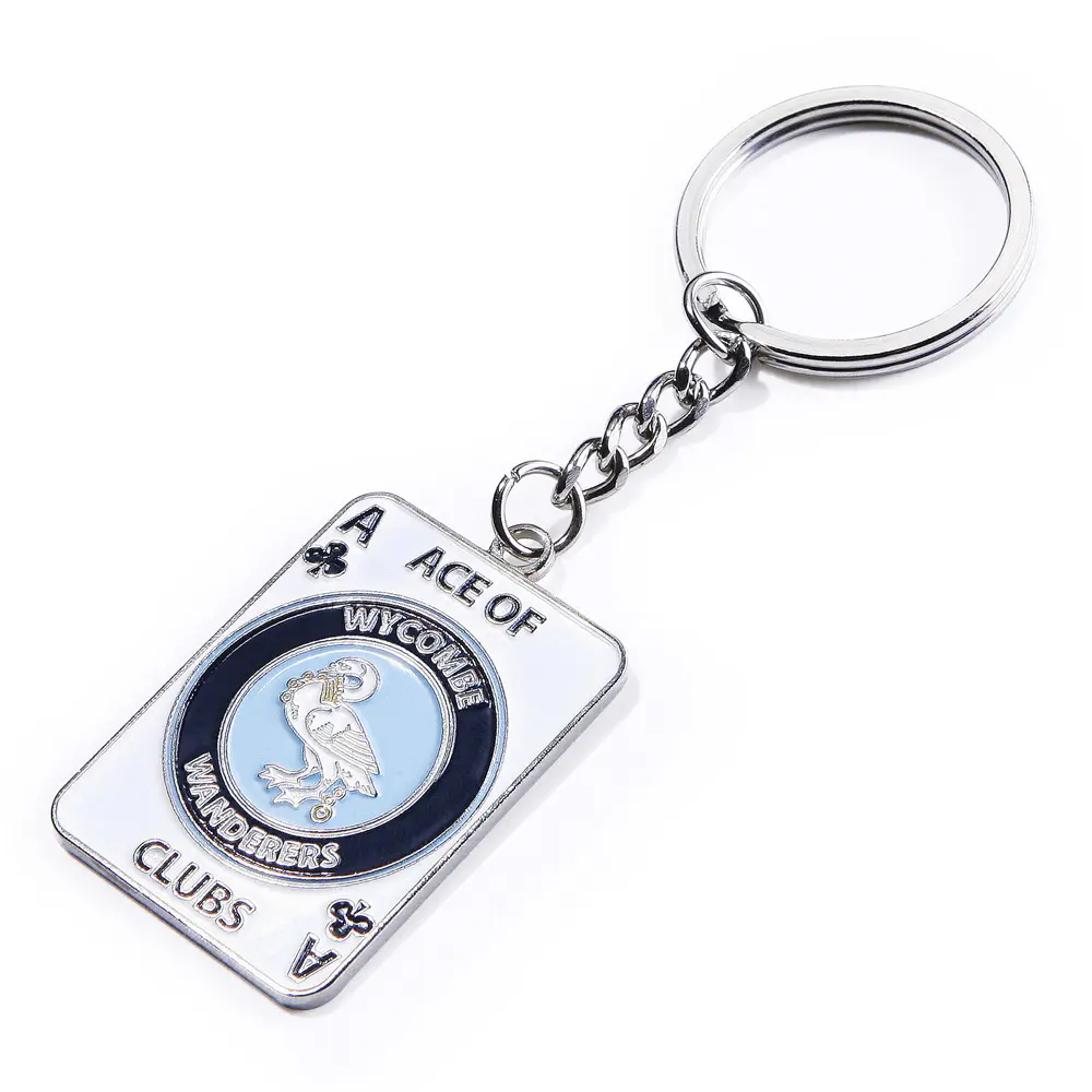 Custom Cheap Metal Keychain Manufacturers Wholesale Promotion Key Ring Souvenir Custom 3D Metal Logo Key Chain