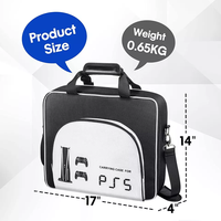 Sac de transport portable de haute qualité, écologique, imperméable, avec fermeture éclair, pour console PS5/PS5 SLIM/PS5 PRO