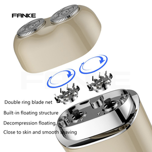 Afeitadora Mini Personalizada Fanke FK-876, Recortadora Facial de Viaje, Impermeable, Inteligente, Mini Afeitadora Portátil FK-876 para Hombre - Product Image 3