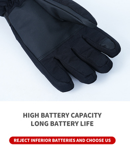 Gants chauffants tactiles USB certifiés CE, mitaines chauffantes électriques économiques, mitaines chauffantes en cuir imperméables, chauffe-pieds et chauffe-mains - Product Image 3
