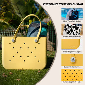 Sac à bandoulière personnalisable avec logo, imperméable, en EVA et silicone, sac à main en gelée, sac mignon, sac de shopping tendance, sac de plage pour femmes - Product Image 6